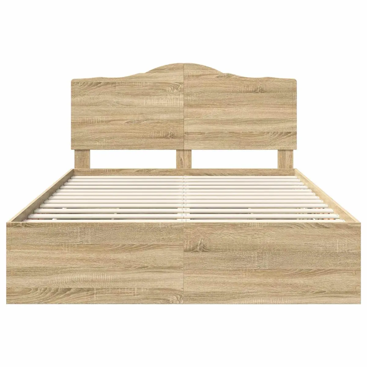 Engineered Wood Bed Frame with Storage Drawers