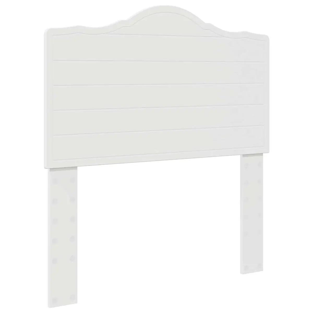 White Storage Bed with Headboard 90 x 190 cm