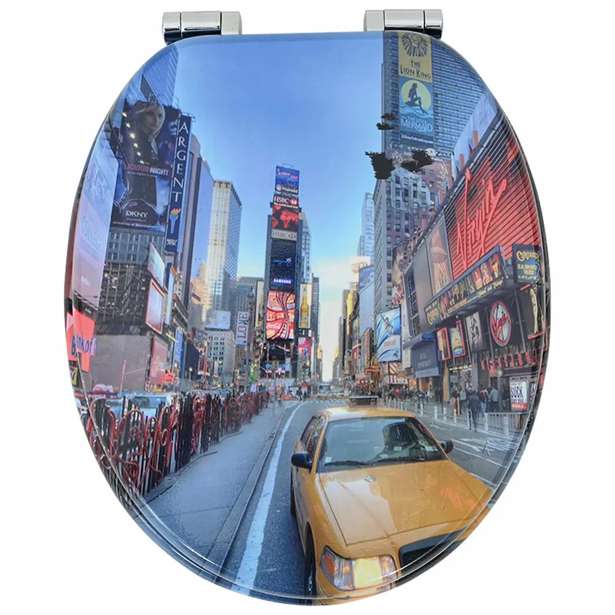 Soft-Close Toilet Seats 2 Pack Multicolour MDF