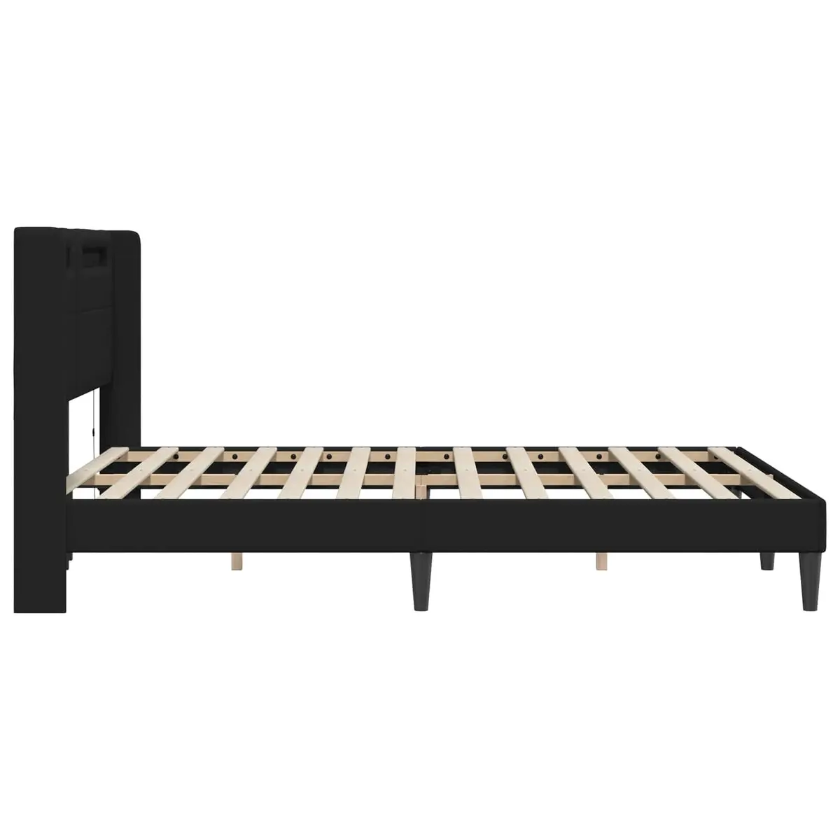 Bed Frame with Integrated LED Strip Lights