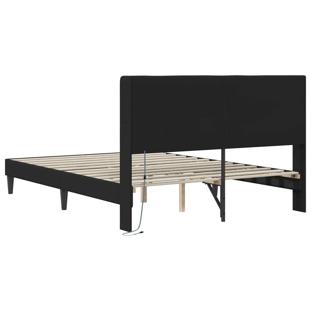 Bed Frame with Integrated LED Strip Lights
