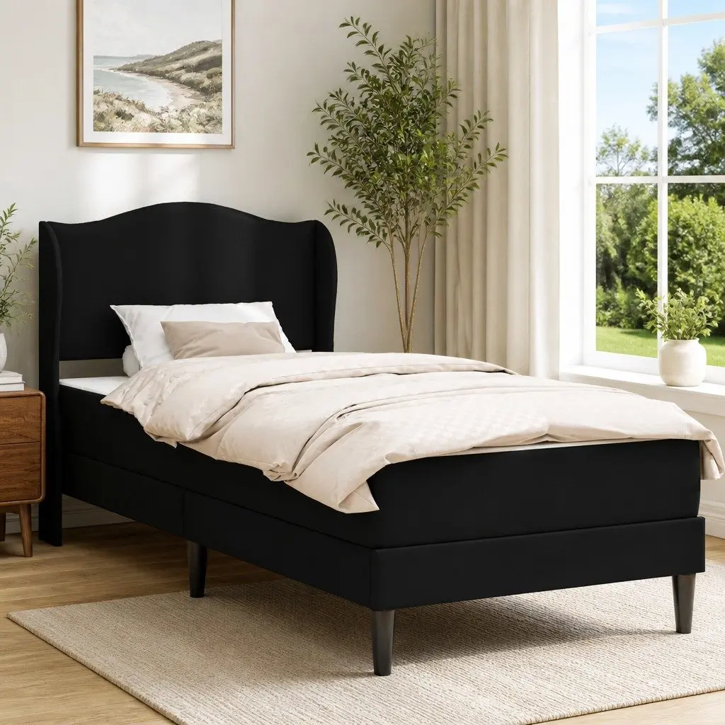 Bed Frame with Padded Headboard 90x190cm