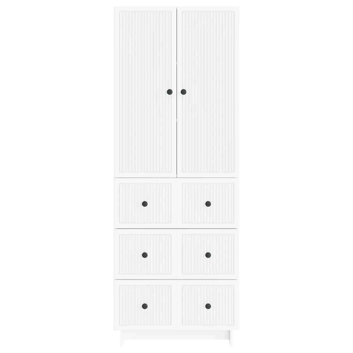 2-Piece Cabinet Set for Indoor and Outdoor Use