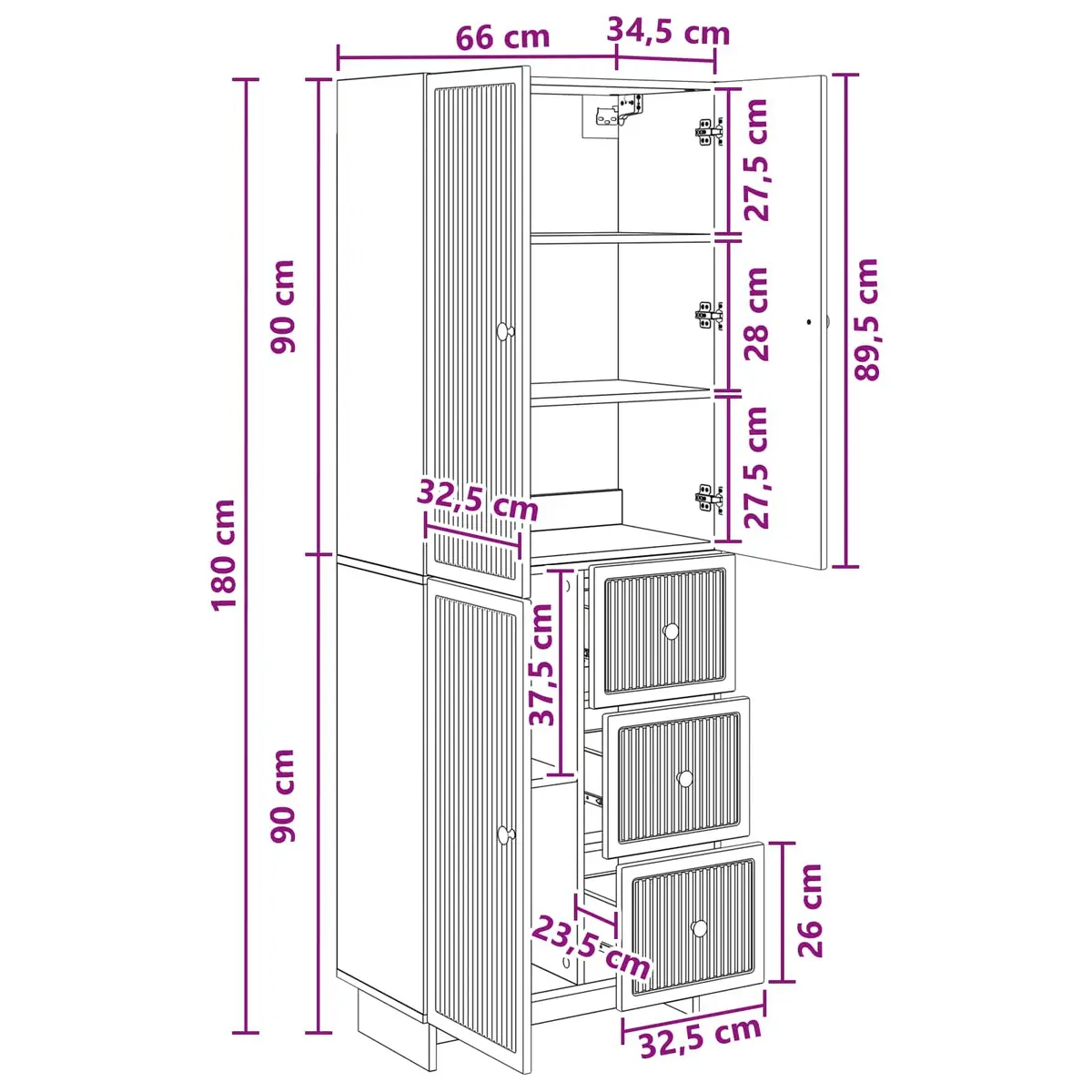 Cabinet Set 2 pcs Storage Furniture Engineered Wood Modular Living Room