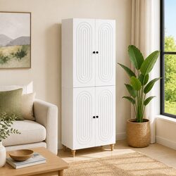 Engineered Wood Storage Cabinet Set 2 pcs 66x34.5x90cm