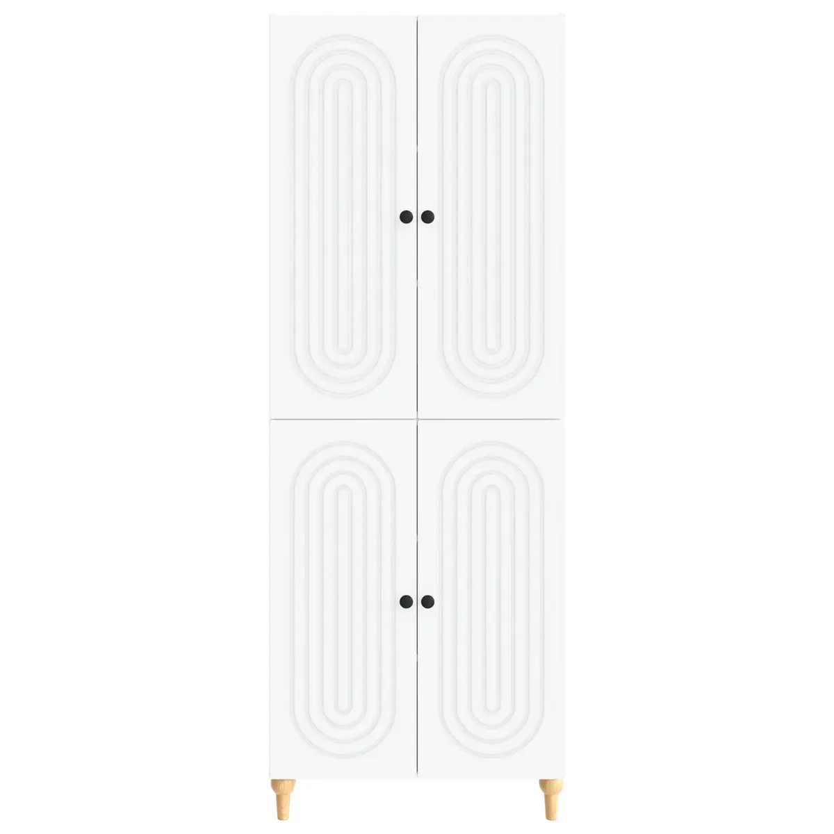 Engineered Wood Storage Cabinet Set 2 pcs 66x34.5x90cm