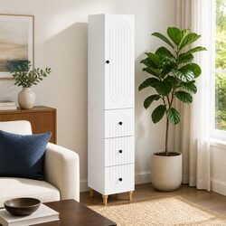 Durable Cabinet Set 2 pcs Engineered Wood Storage