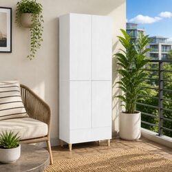 Quality Engineered Wood Cabinet Set for Storage