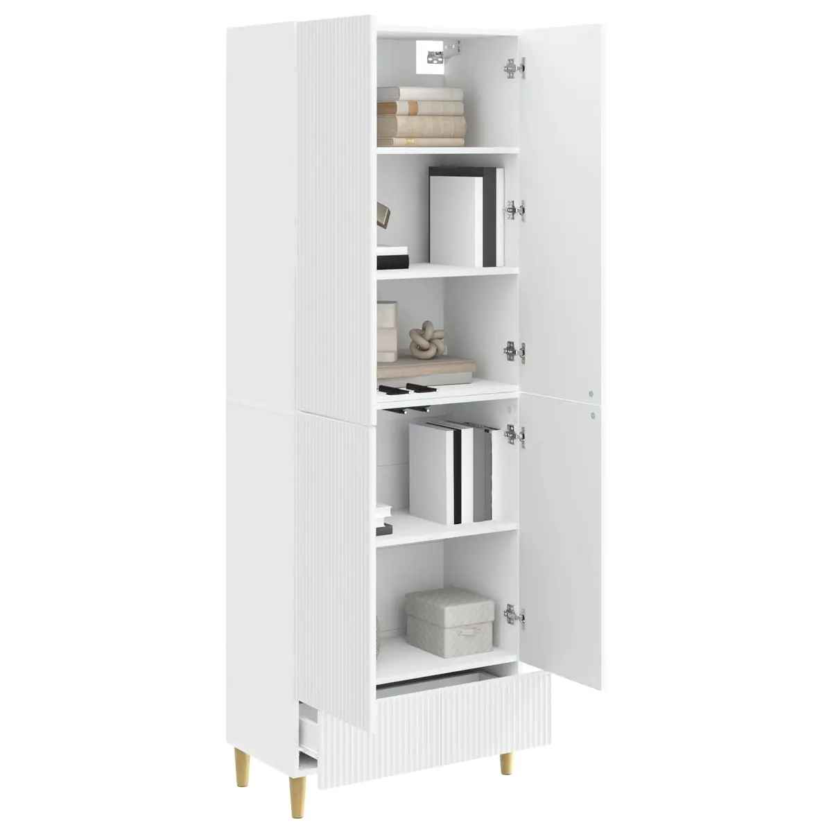 Engineered Wood Cabinet Set for Storage