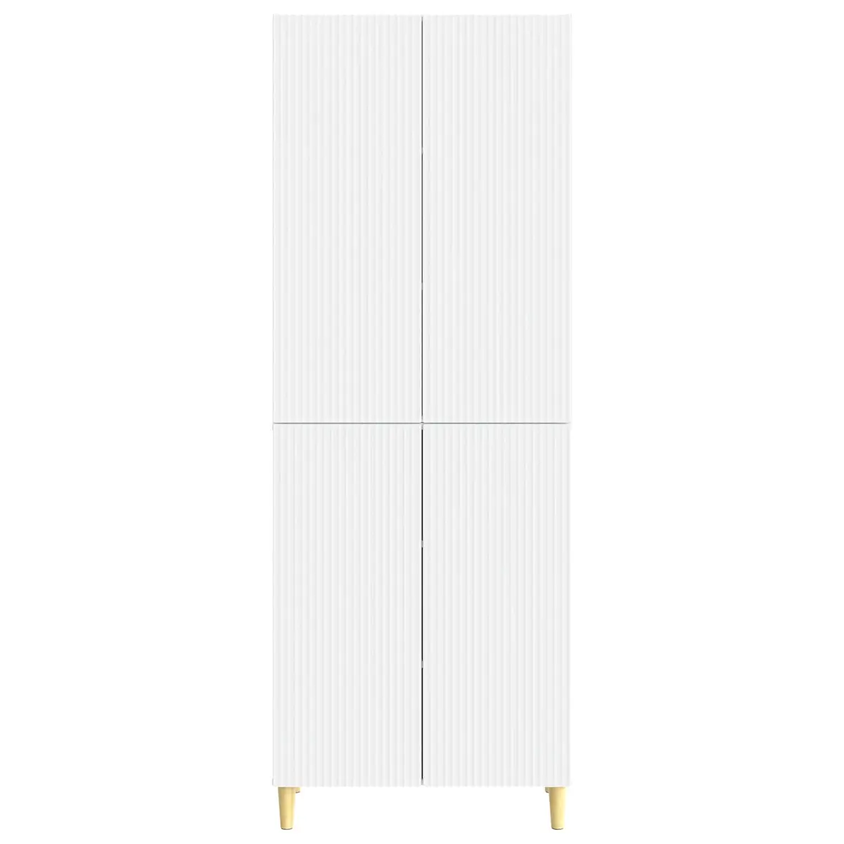 2-Piece Storage Cabinet Set with LED Lights