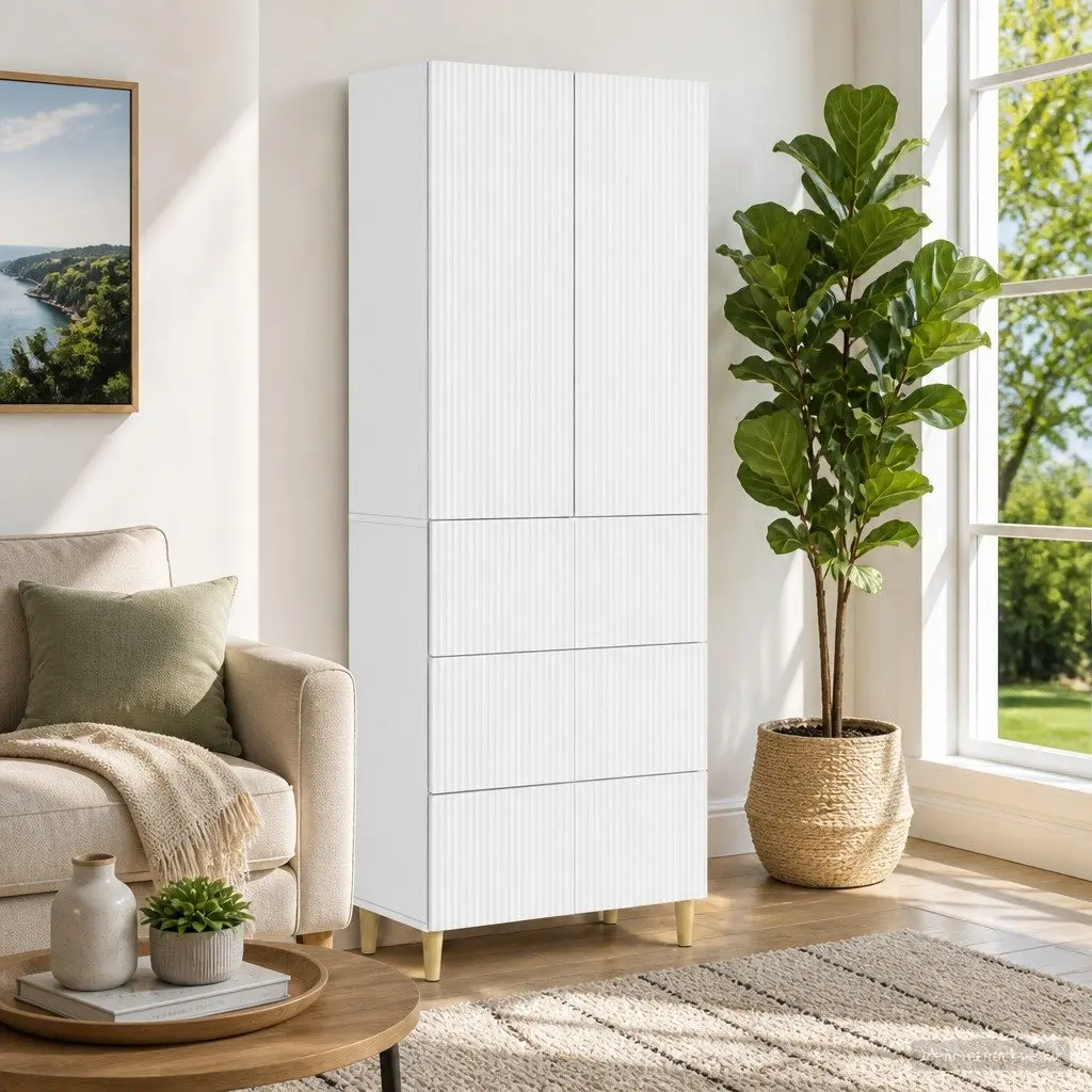 Engineered Wood Cabinet Set 66 x 34.5 x 90 cm