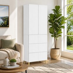 Durable Engineered Wood Cabinet Set 66 x 34.5 x 90 cm
