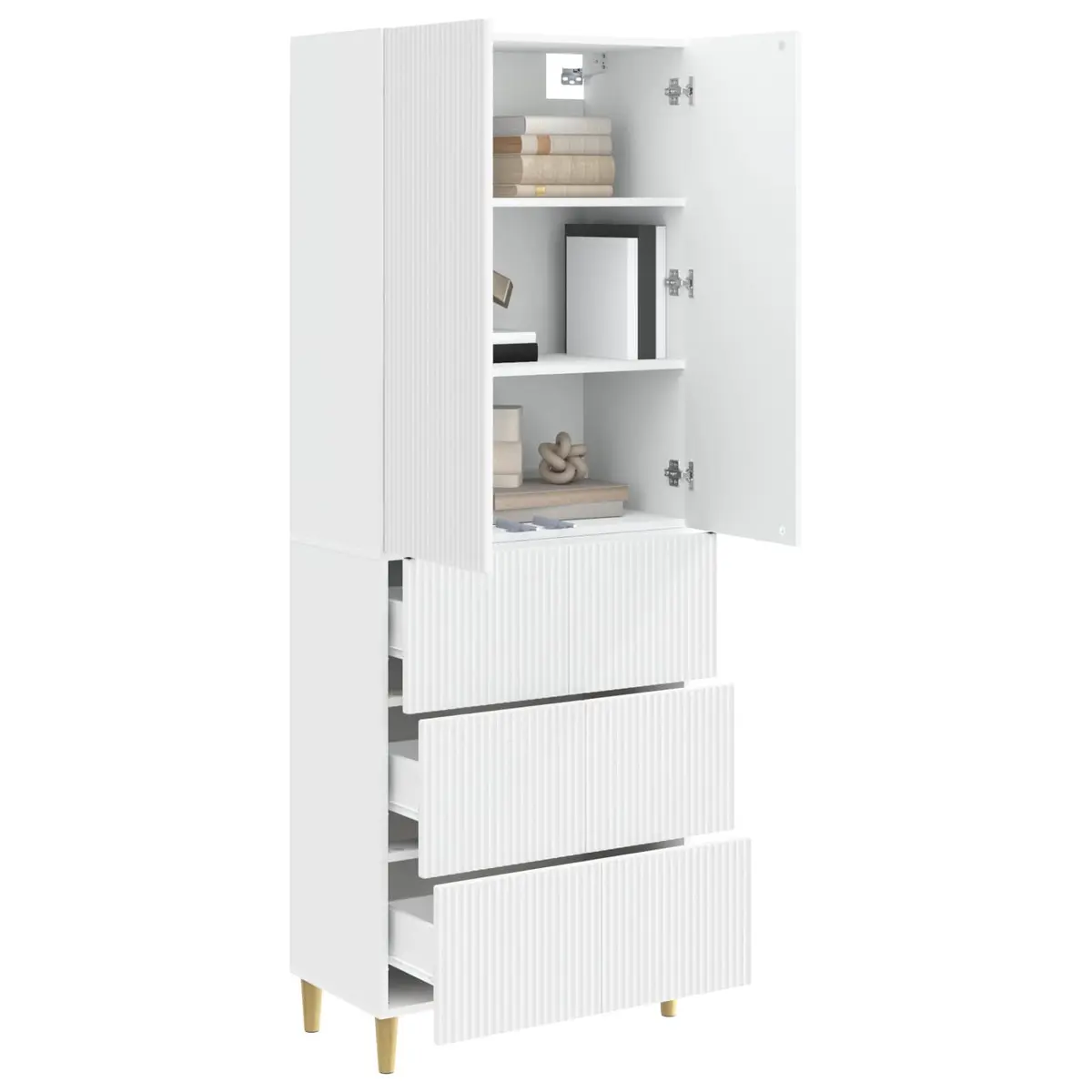 Engineered Wood Cabinet Set 66 x 34.5 x 90 cm