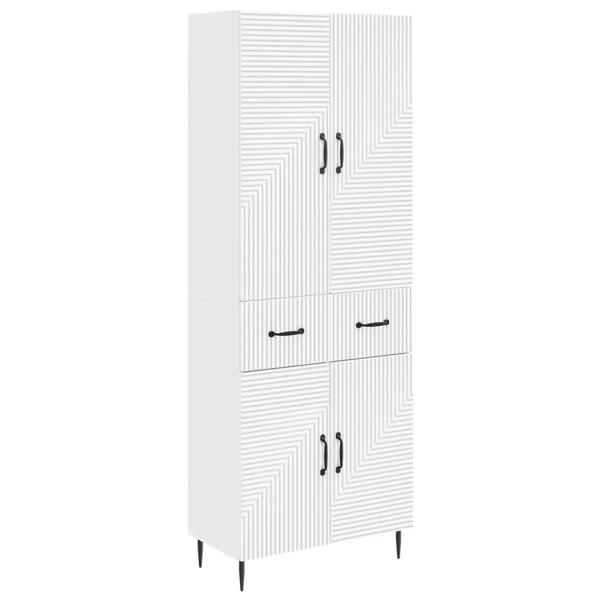 White Cabinet Set for Storage Needs