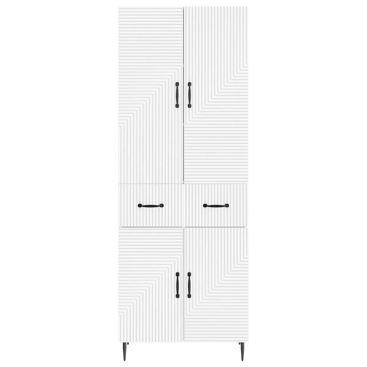 White Cabinet Set for Storage Needs