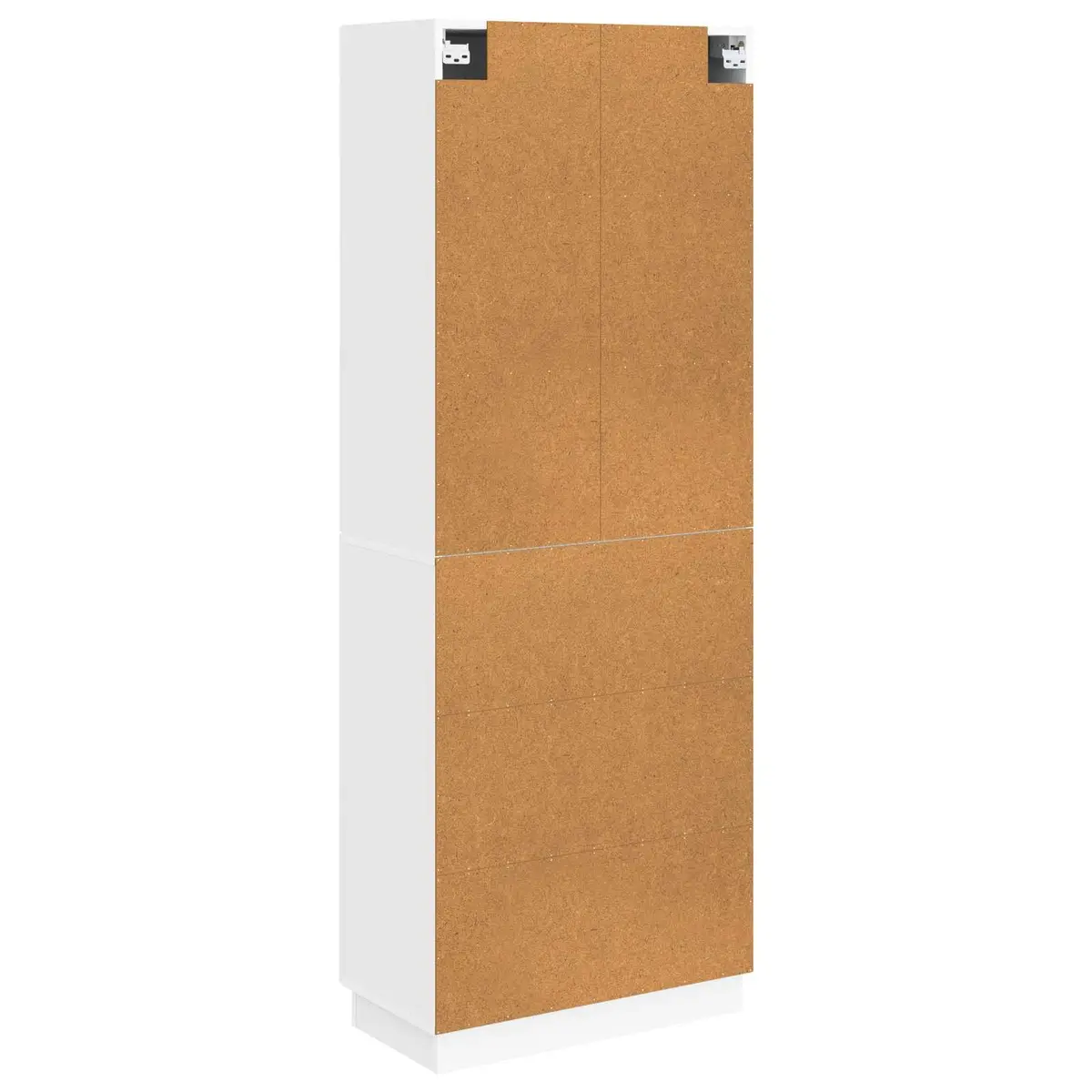 2-Piece White Cabinet Set for Indoor & Outdoor
