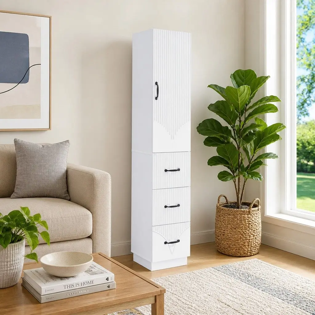 Storage Cabinet Set with Sliding Doors