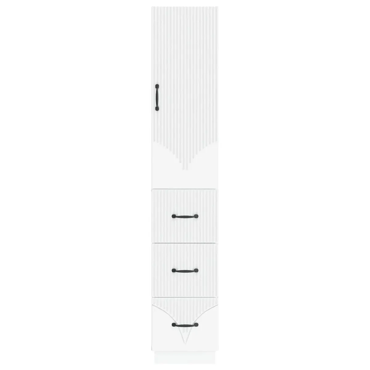Storage Cabinet Set with Sliding Doors