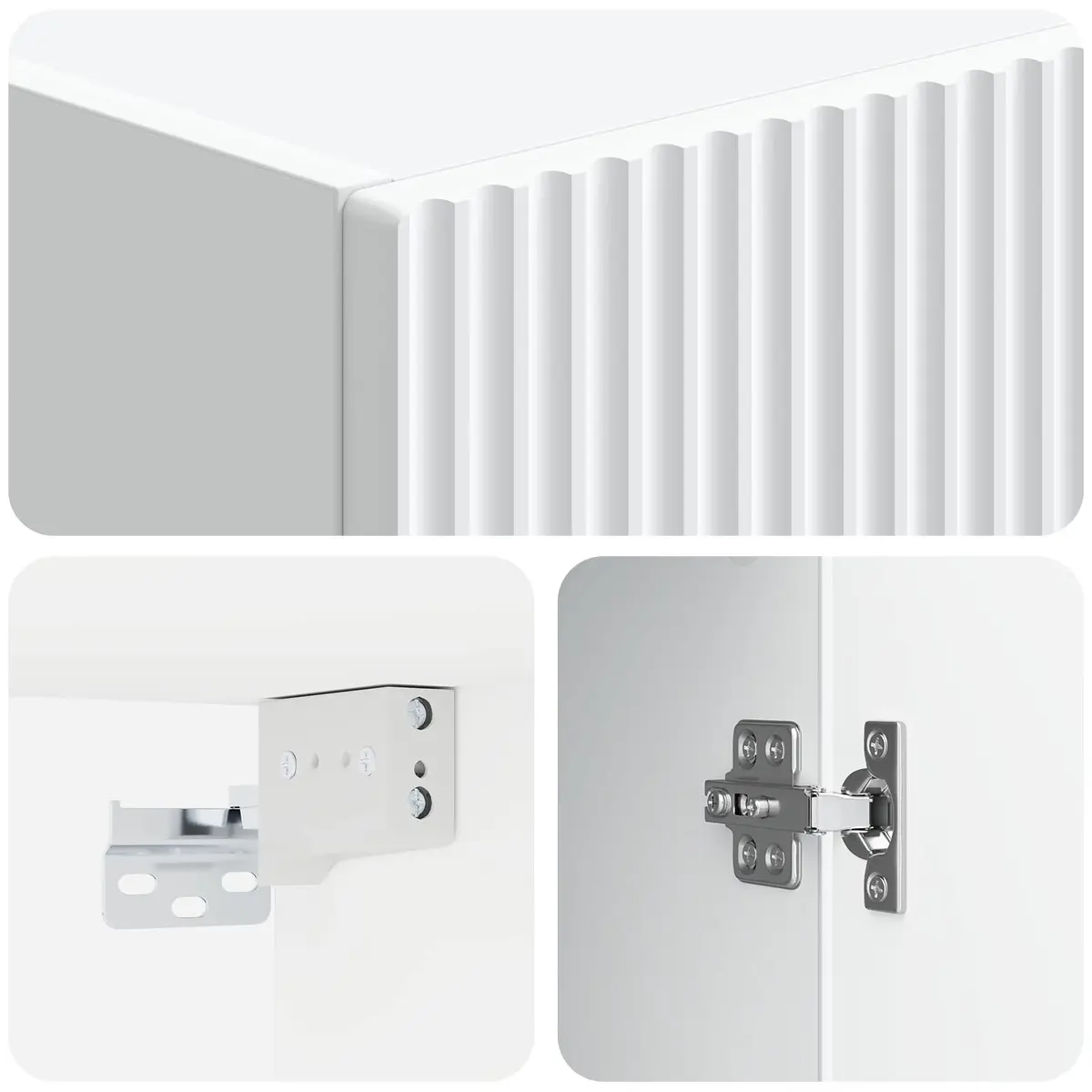 Storage Cabinet Set with Sliding Doors