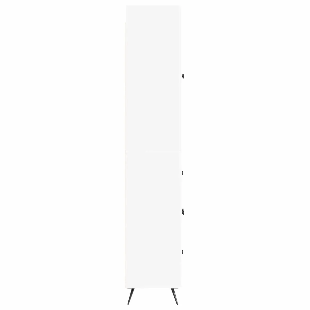 White Engineered Wood Cabinet Set for Storage