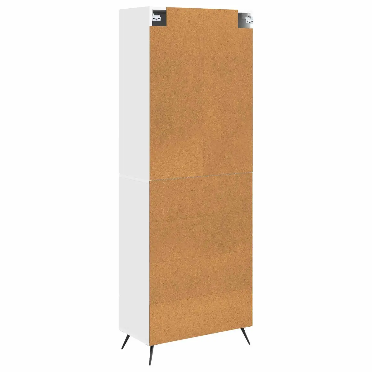 White Engineered Wood Cabinet Set for Storage
