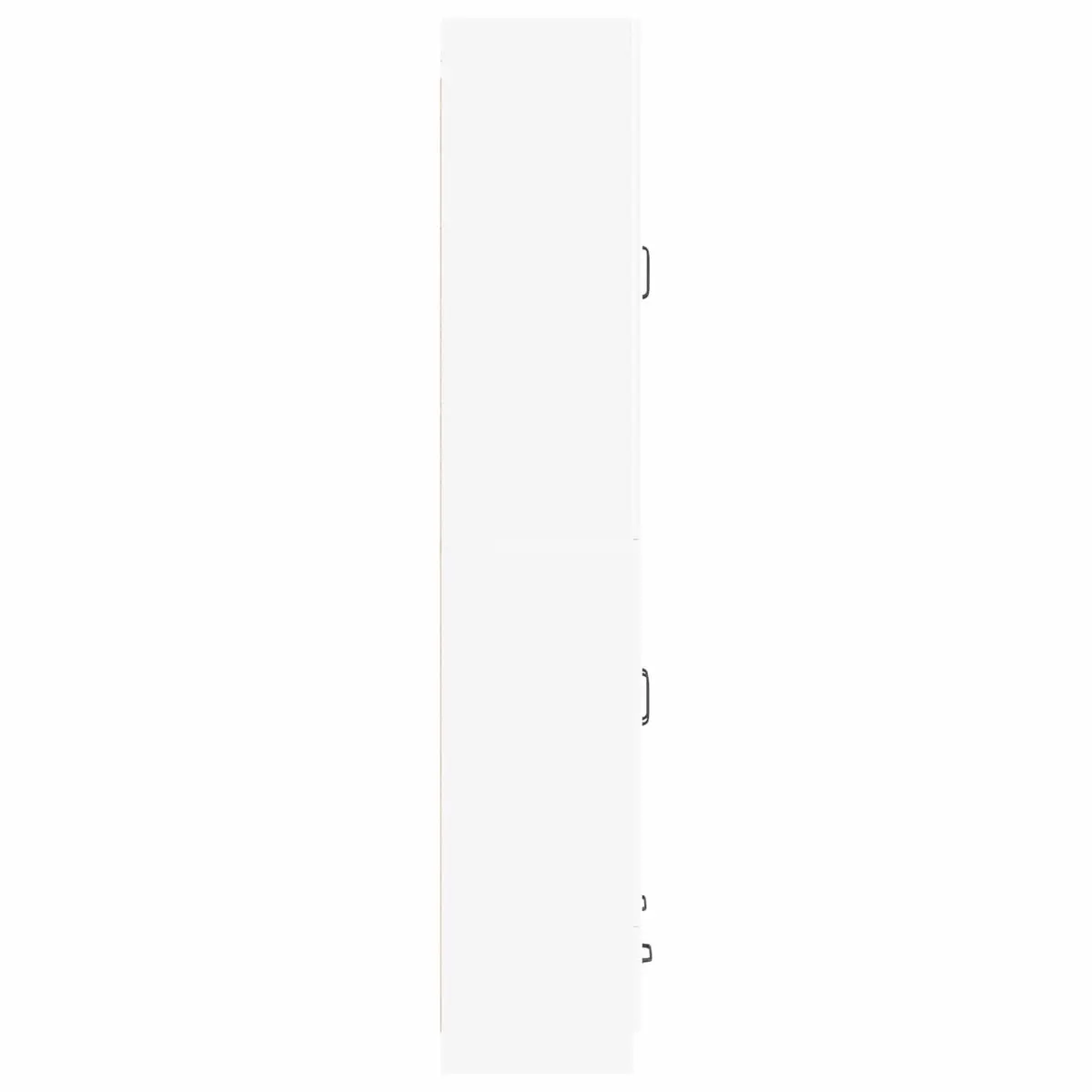 White Cabinet Set 2 Pieces for Home Storage