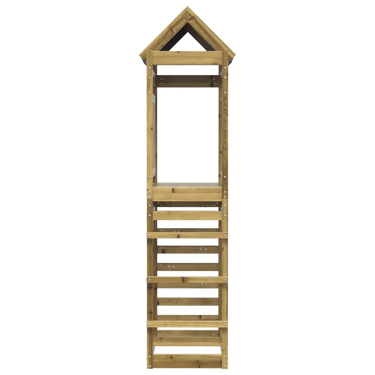 Brown Play Tower for Outdoor Kids' Fun