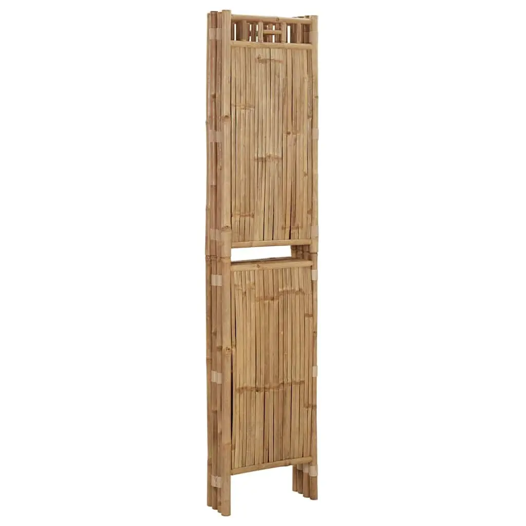 4-Panel Bamboo Folding Room Divider