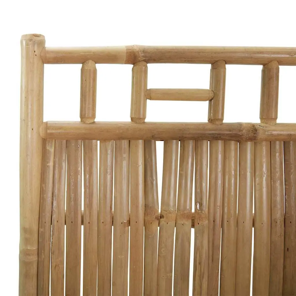 4-Panel Bamboo Folding Room Divider