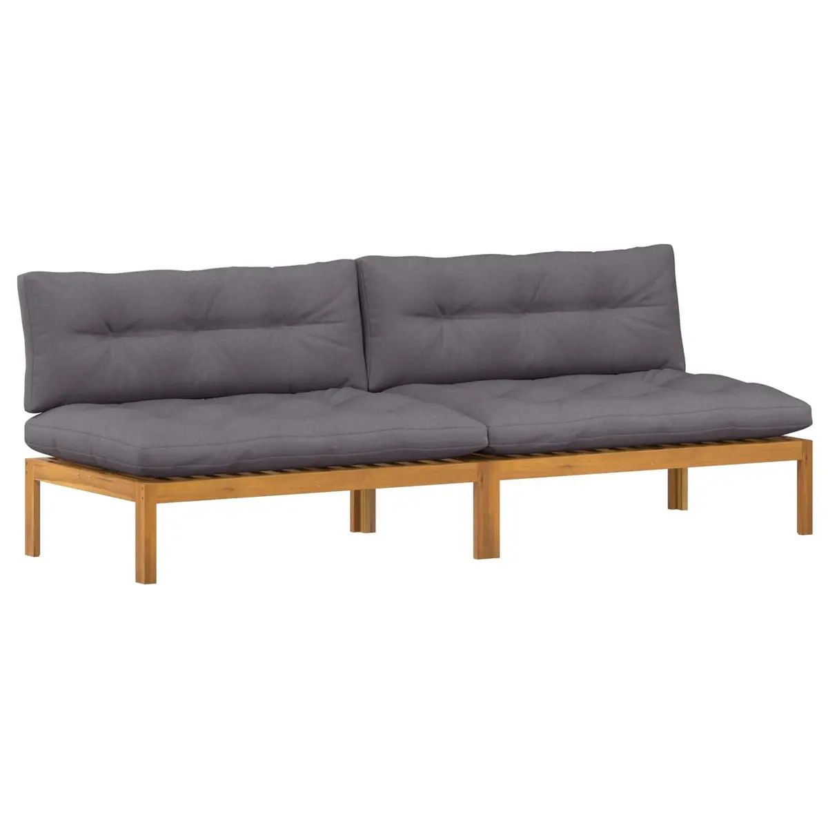 Acacia Wood Outdoor Sectional Sofa Set