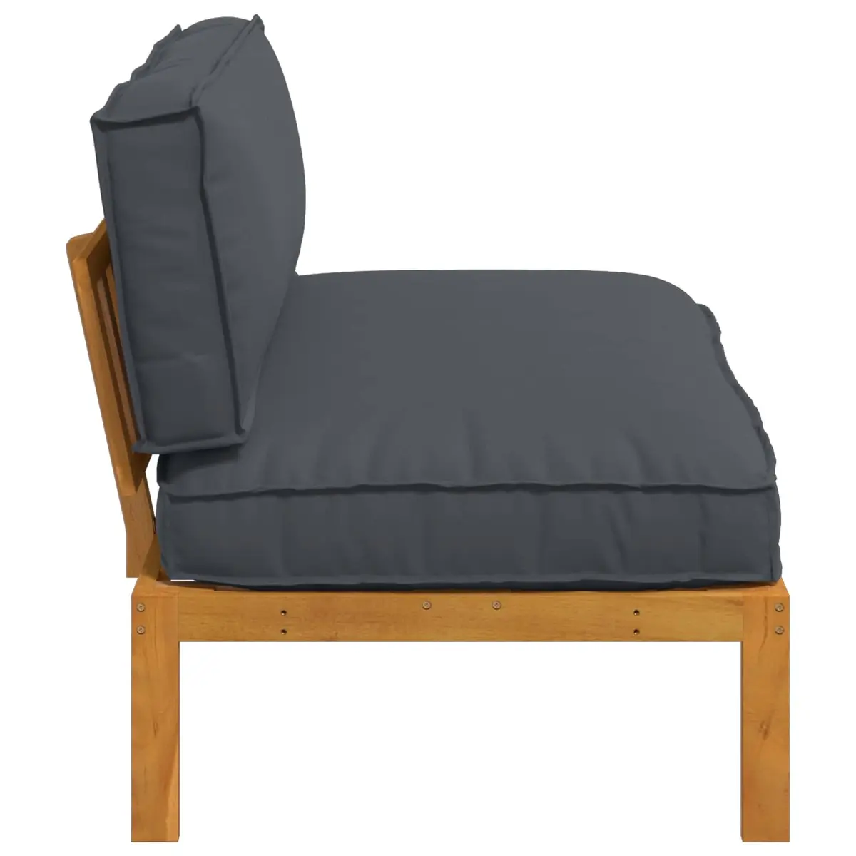 Sofa Set Solid Acacia Wood Modular Anthracite Outdoor Garden Furniture