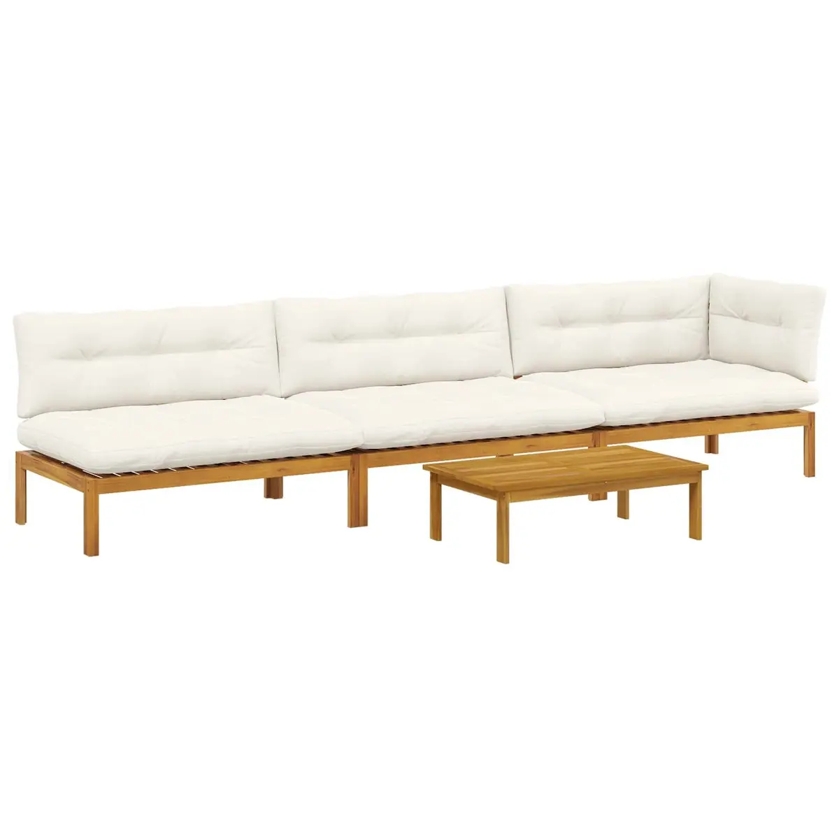 Outdoor 4-Piece Corner Sofa Set for Gardens