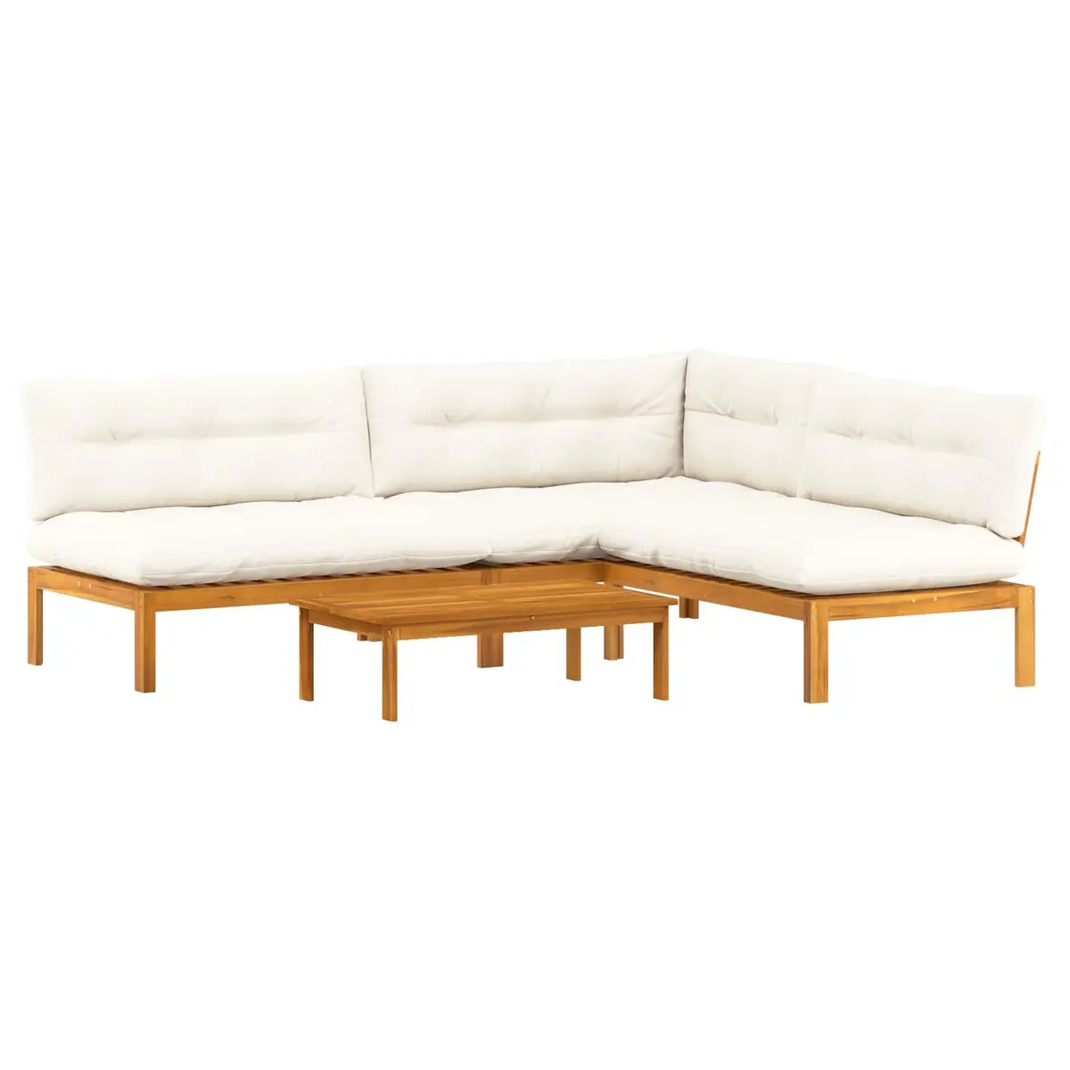 Outdoor 4-Piece Corner Sectional Sofa Set