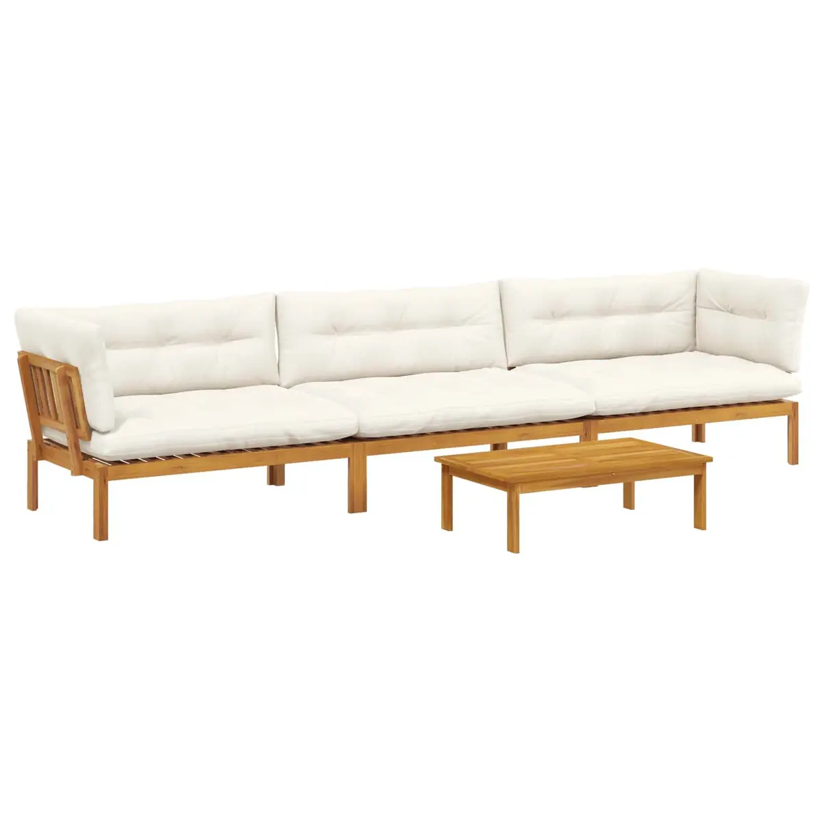 4 Piece Outdoor Sectional Sofa Set