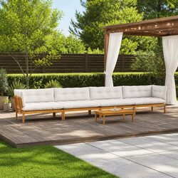 Durable 5 Piece Garden Pallet Sectional Sofa Set