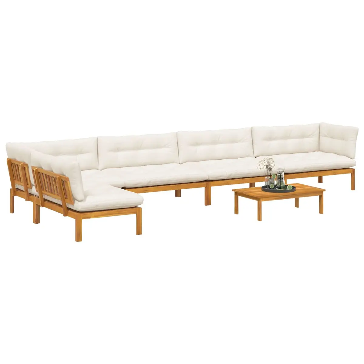 6 Piece Outdoor Sectional Sofa Set