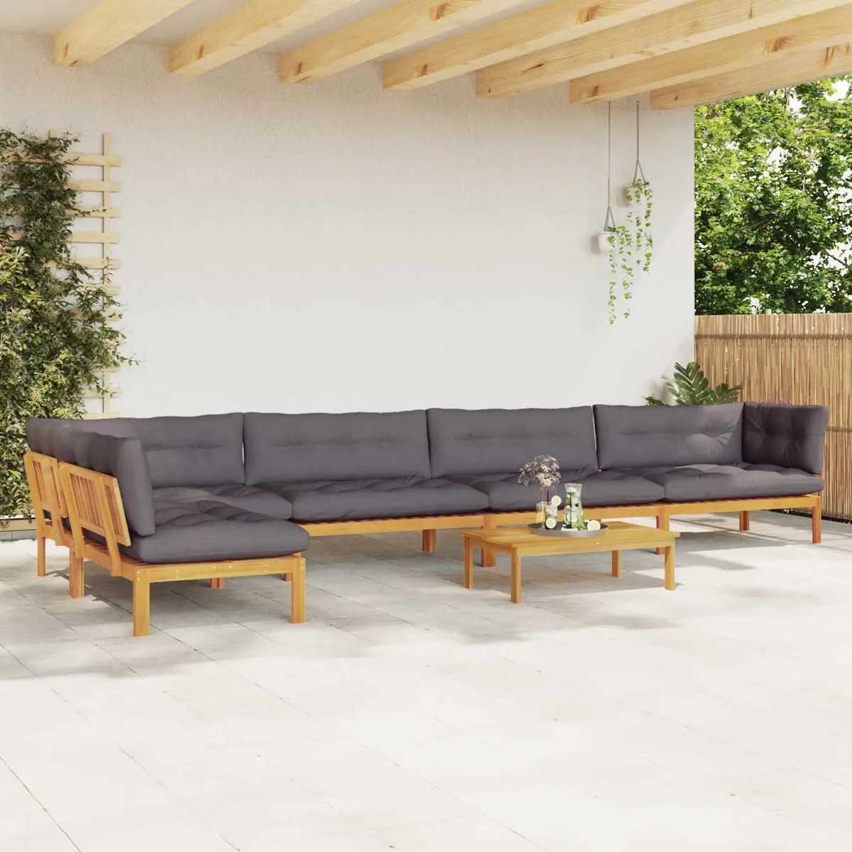 6-Piece Corner Outdoor Sectional Sofa Set
