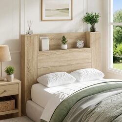 High-Quality Storage Headboard with RGB LED Lighting