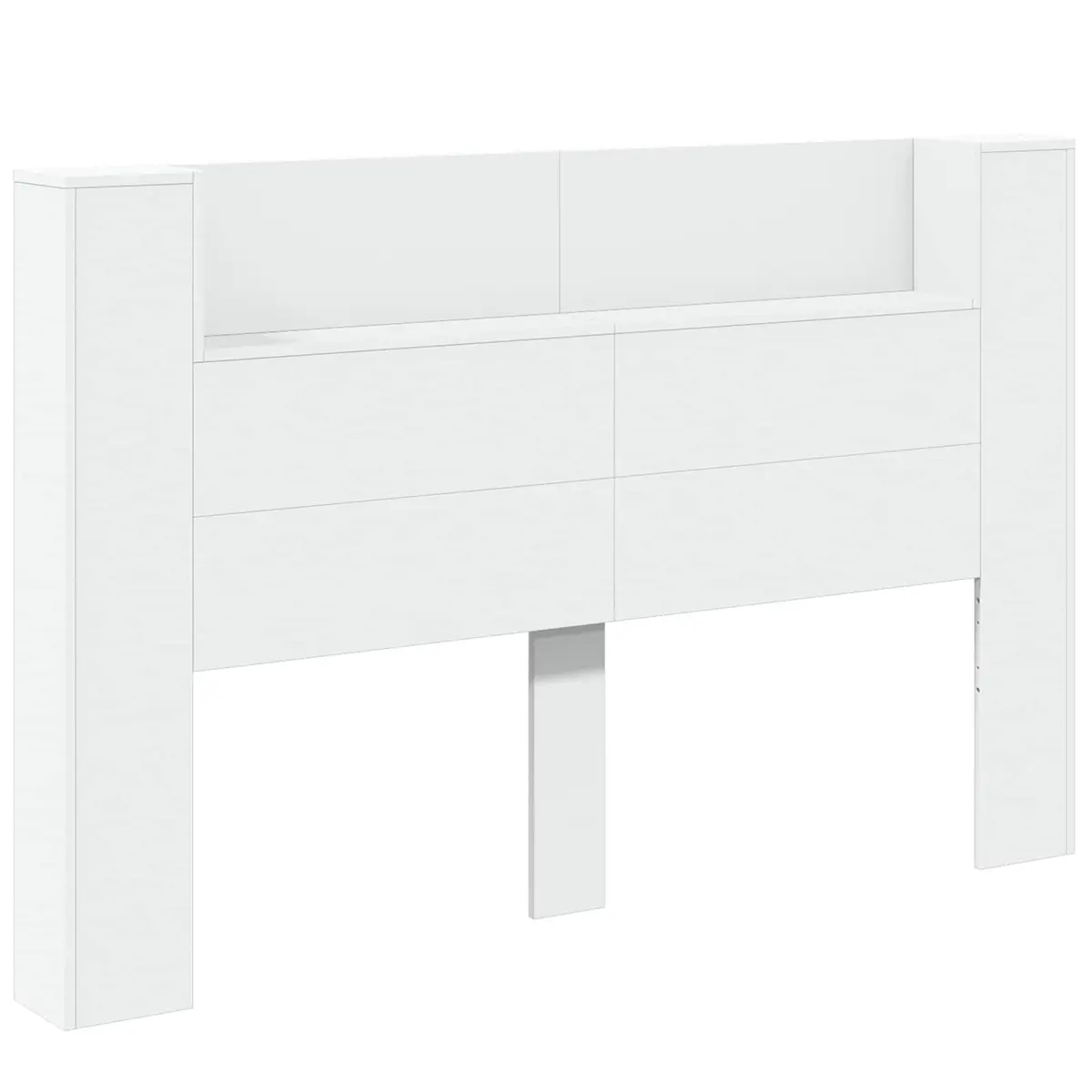 Storage Headboard with Adjustable RGB LED Lighting