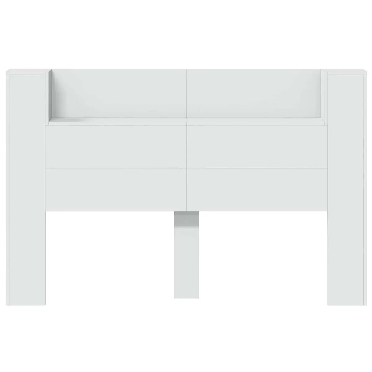 Storage Headboard with Adjustable RGB LED Lighting