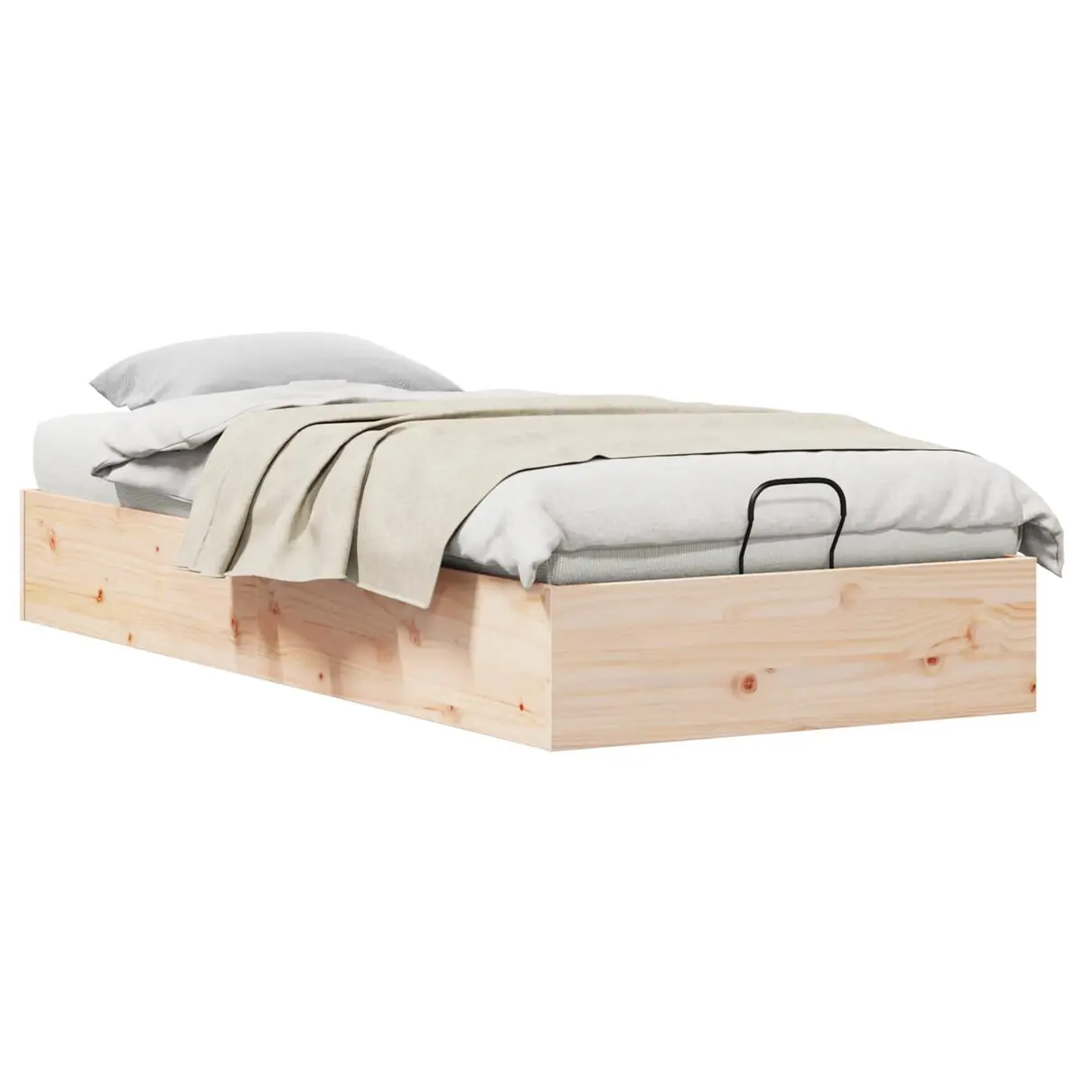 Ottoman Bed Frame with Storage 90 x 190 cm