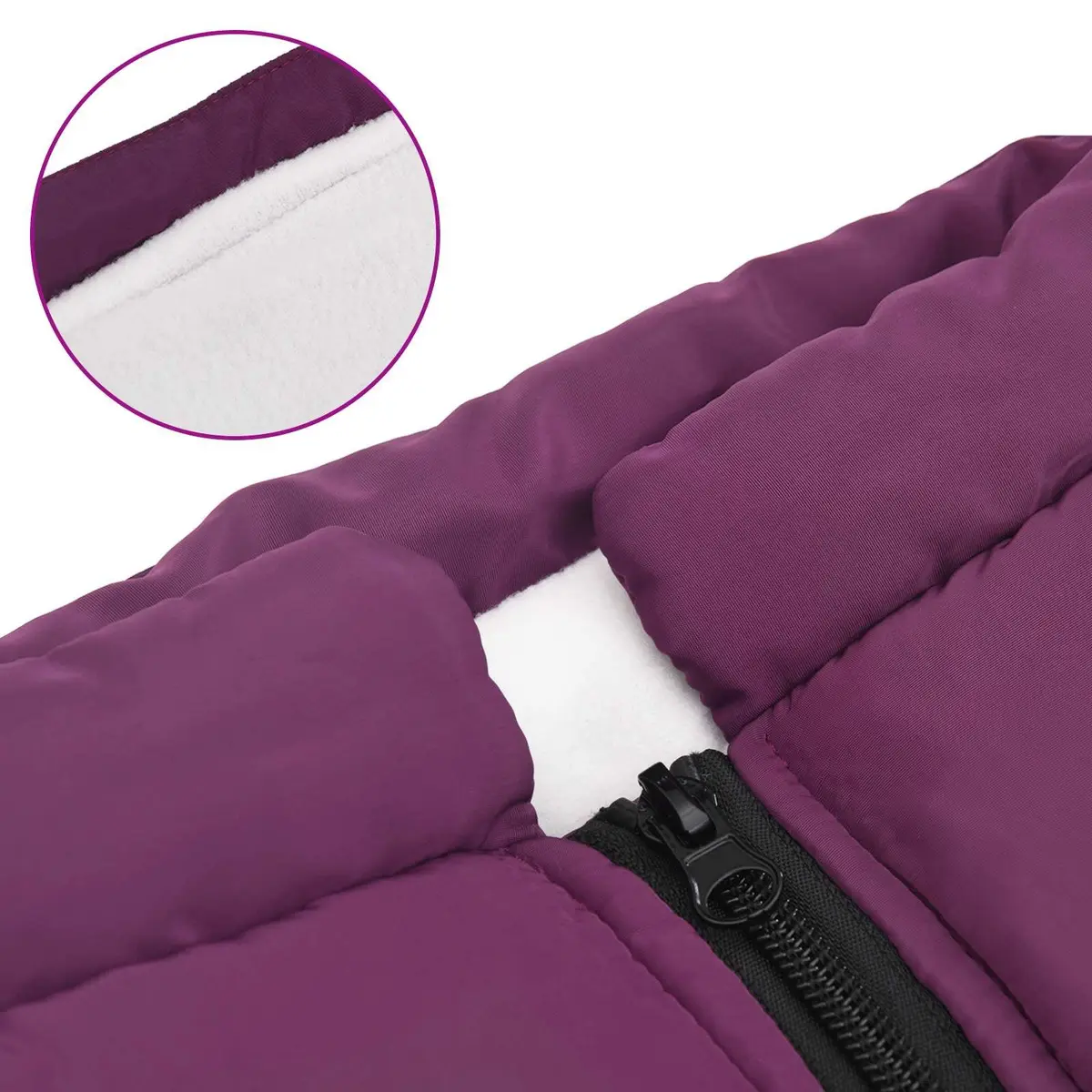 Dog Coat Fleece Polyester L44 Purple