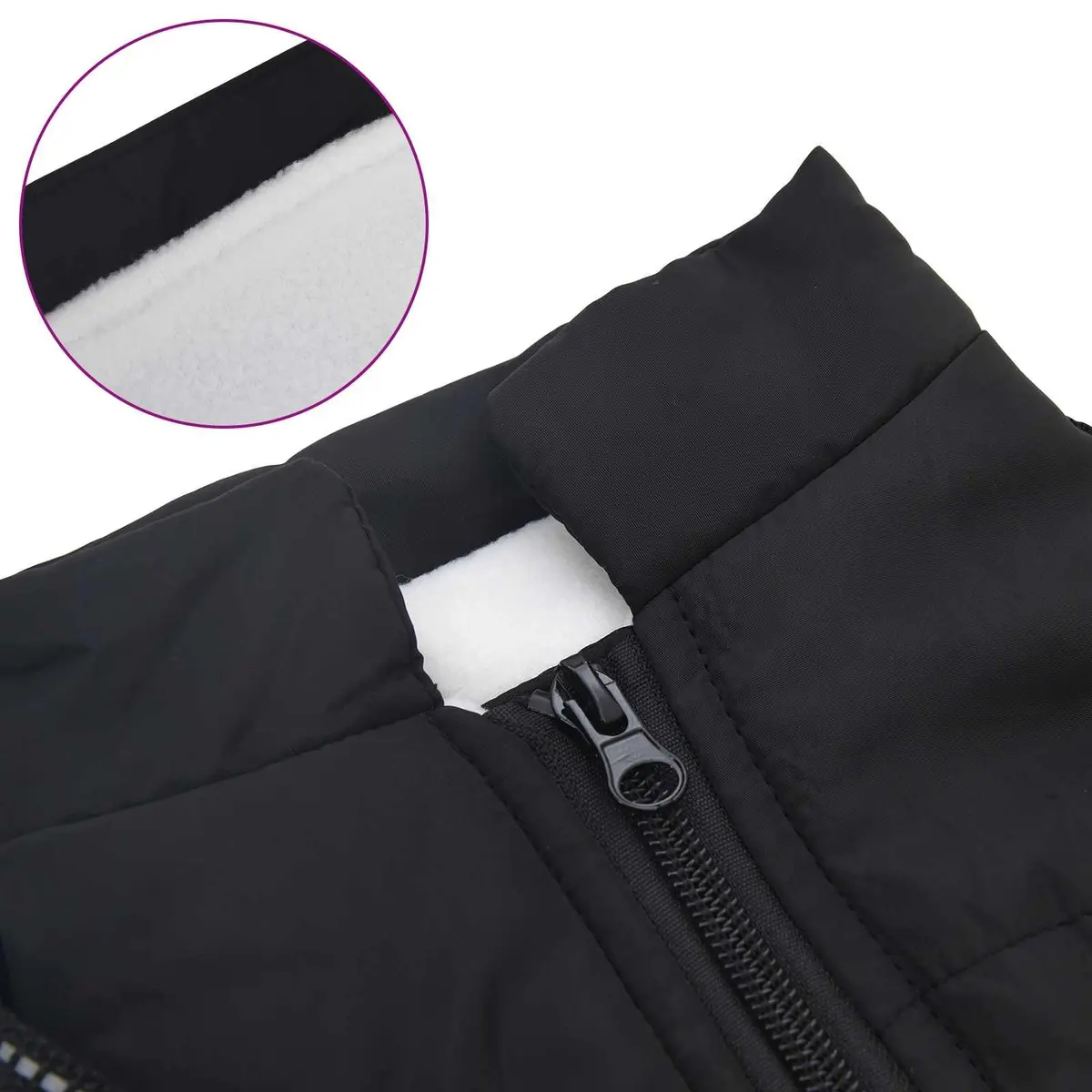 Black Dog Coat L36 for Winter Protection