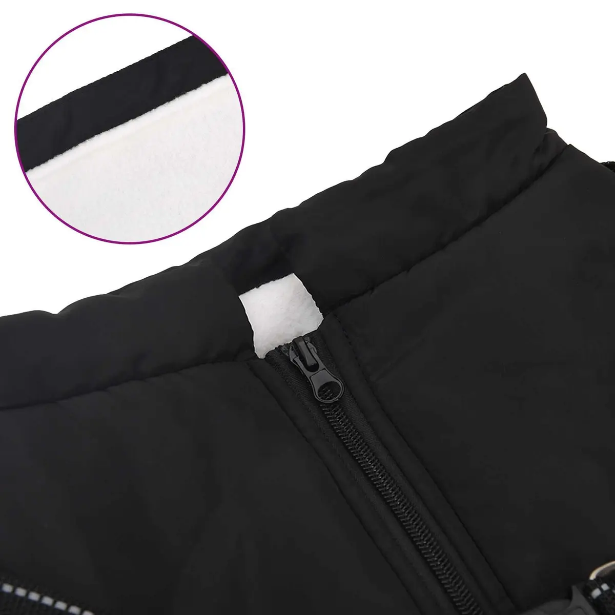 Black Dog Coat L44 for Winter Comfort