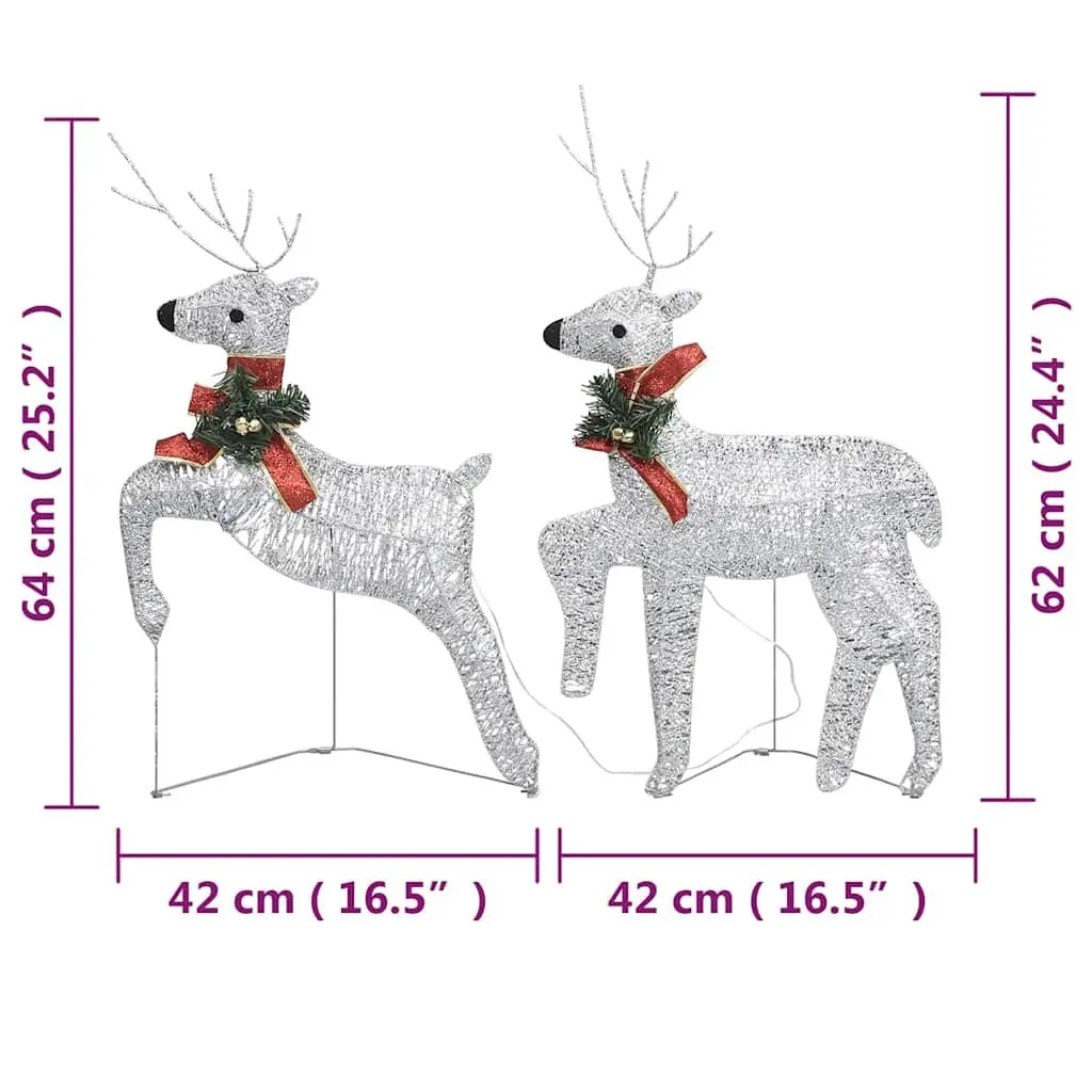 Christmas Reindeer Decoration with 40 LED Lights