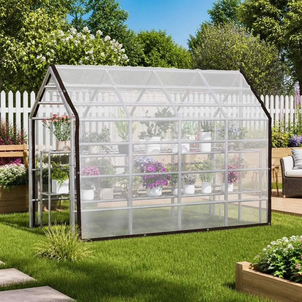 Transparent Tarpaulin 3 x 4 m for Gardens