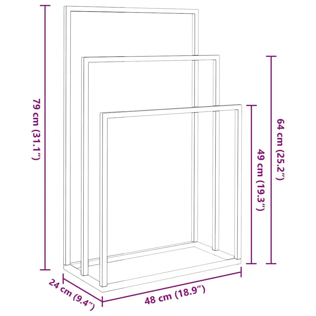 3 Tier Towel Rack for Bathroom Organizing