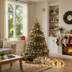 Premium LED Cluster String 400 Lights 7.4m Warm White