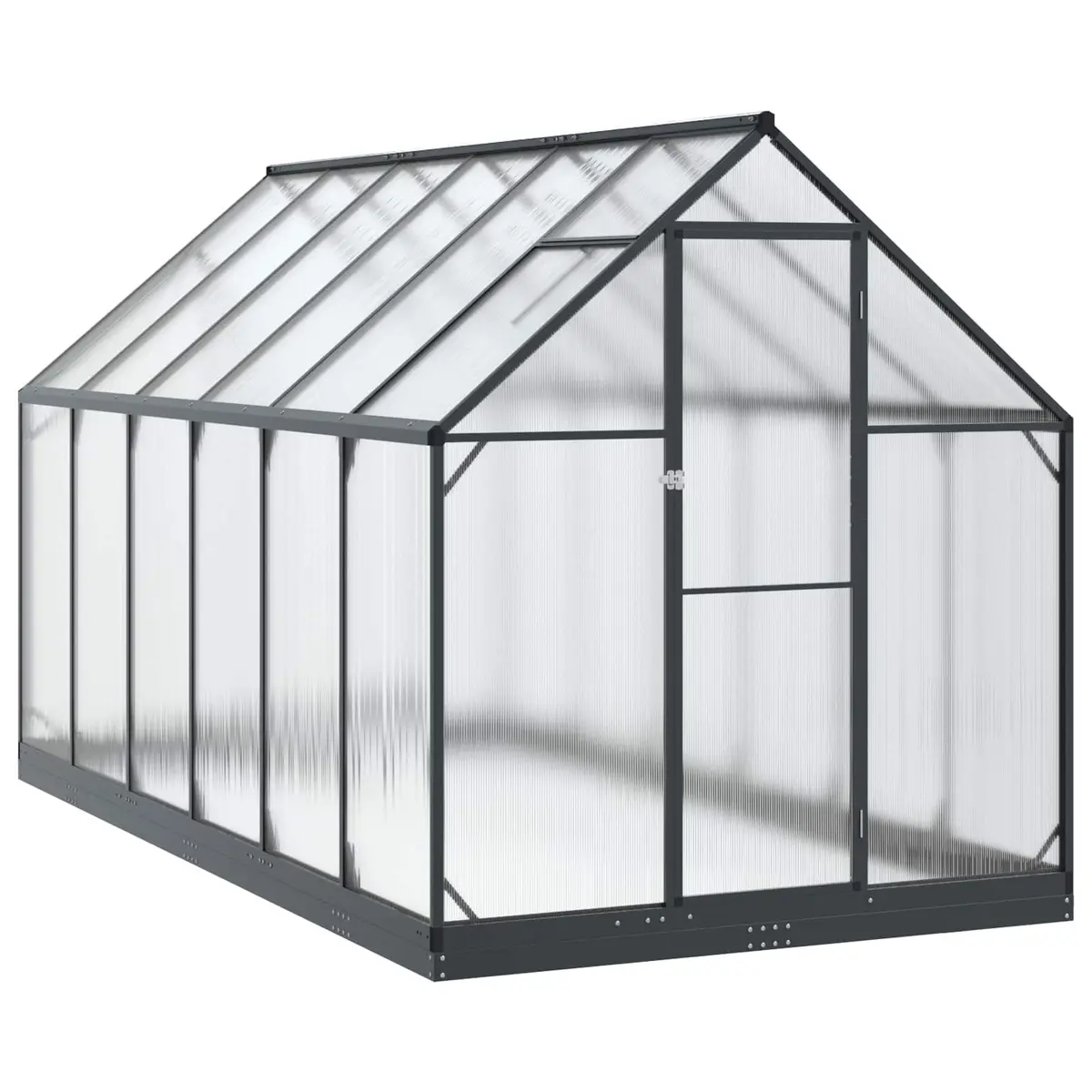 Adjustable Height Anthracite Garden Greenhouse Tunnel