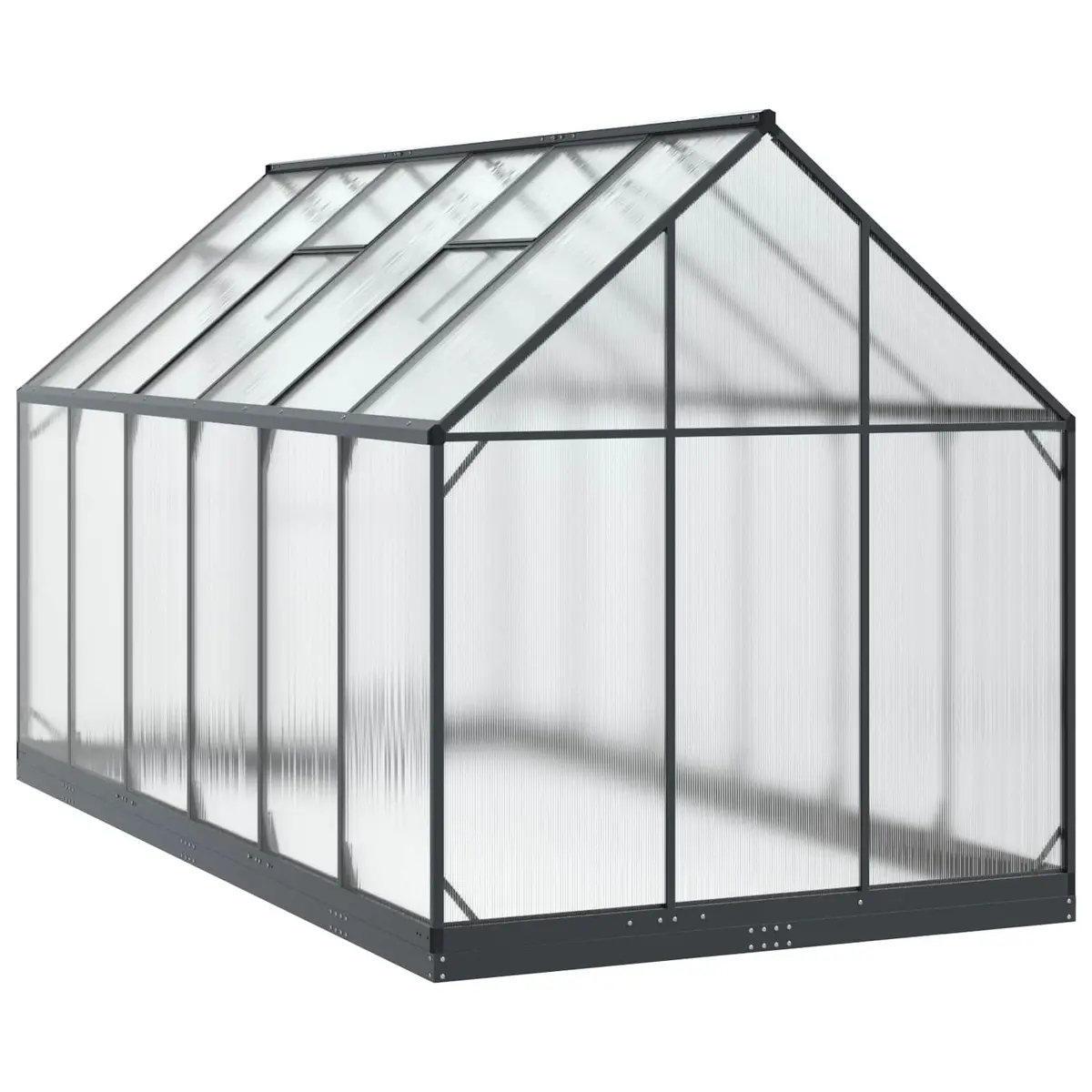 Adjustable Height Anthracite Garden Greenhouse Tunnel